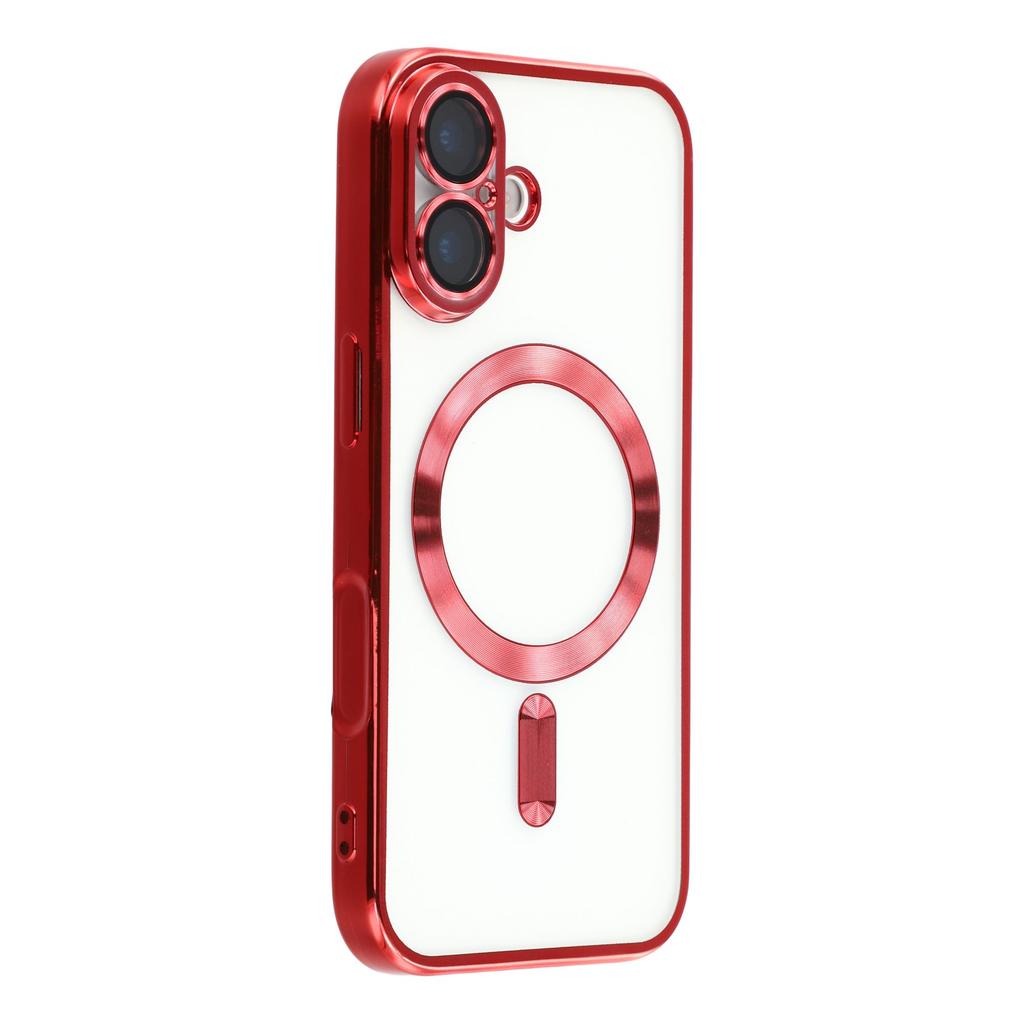 For iPhone 17 Case Compatible with MagSafe Electroplated TPU Phone Cover with Lens Film