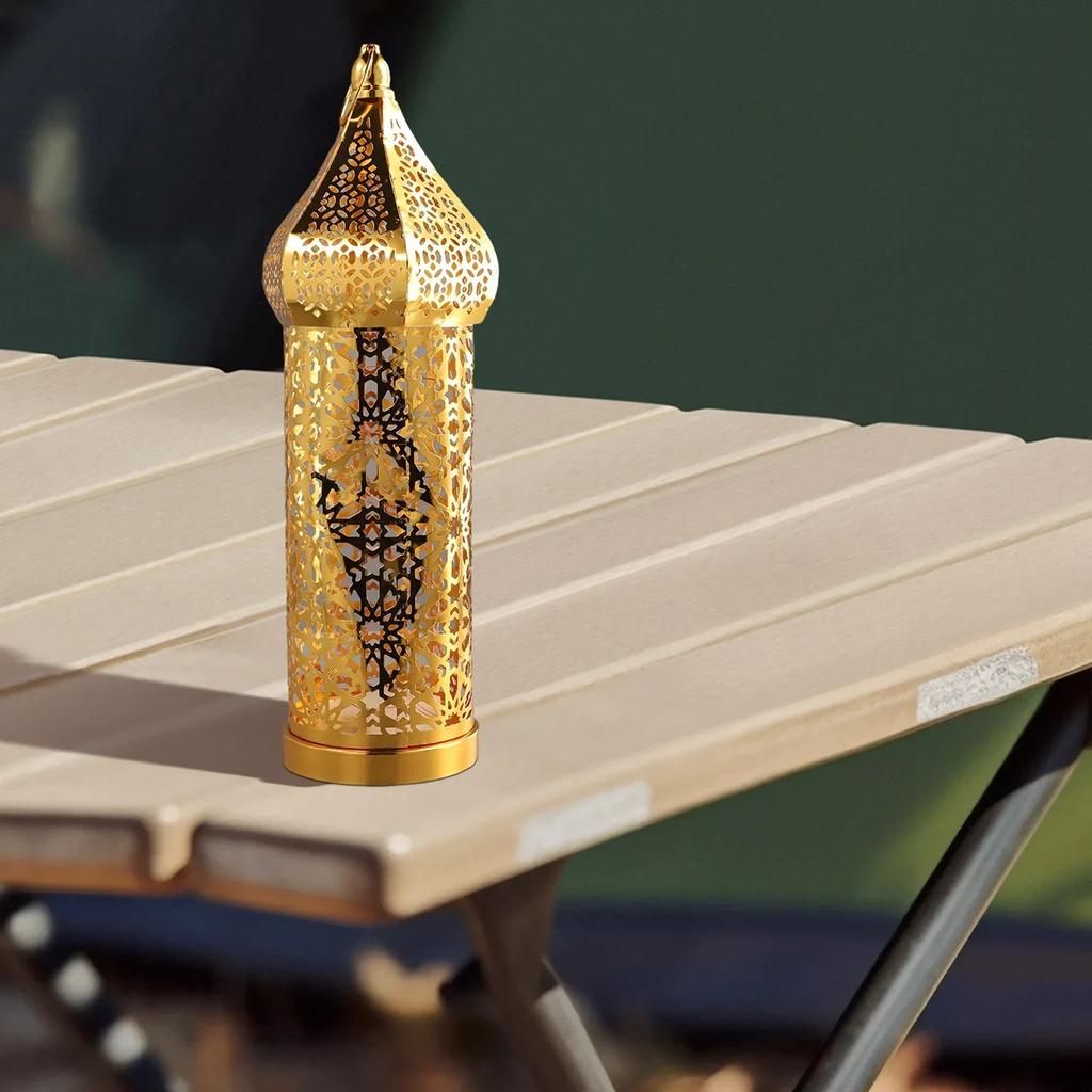Home Décor Iron Ornaments Moroccan Ramadan Ron Lanter Table Decoration Golden Hollow Home Decoration Brand New