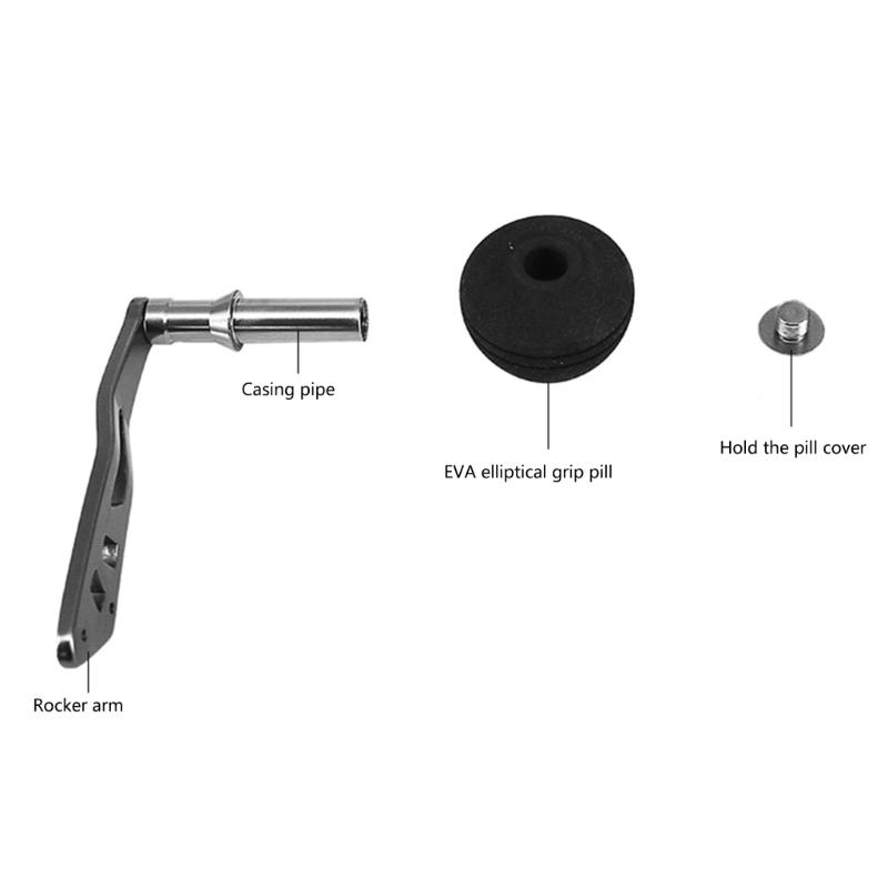 Fishing Rotating Reel Rocker Arm Grip Replacement Single Fishing Reel Handle for Rotating Fishing Reel Accessory