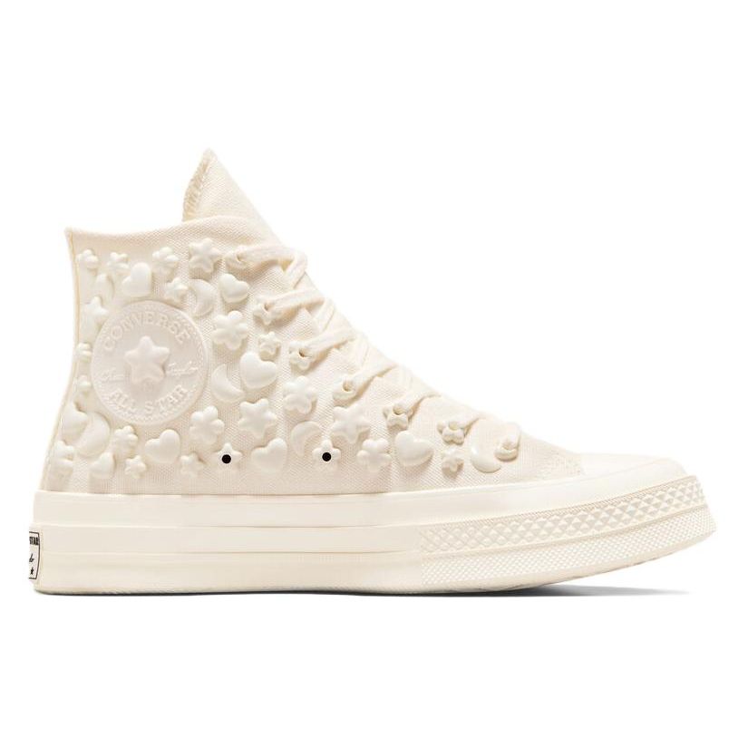 Converse Chuck 70 High 3D Charms Women Sneakers Cream Egret A06434C