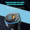 Bluetooth 5.0 Autoladegerät Schnellladung USB Typ C Auto-Telefonladegerät FM-Sender Freisprecheinrichtung Zigarettenanzünder MP3-Musikplayer
