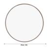 30X Magnifying Mirror Easy To Install ABS Glass Round Magnifying Mirror Sided 30X Lightweight with Suction Cup for Travel
