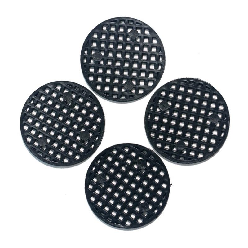100Pcs Plant Pots Hole Mesh Pads Garden Flower Pots Mesh Mat Bonsais Bottom Grids Pads Round Drainage Mesh for Plant Pots