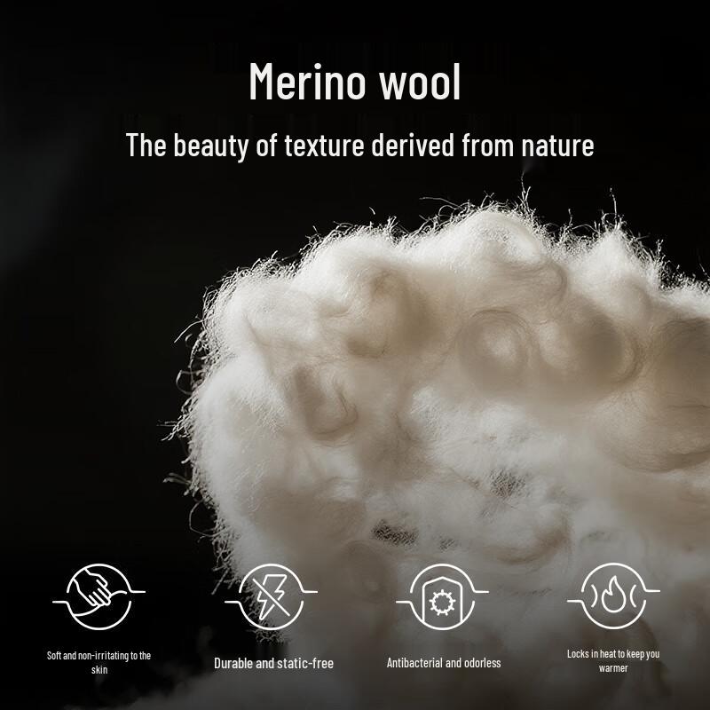 GOLOVEJOY Merino Wool Outdoor Neck Warmer & Face Mask