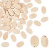 Wood Beads Oval Old Lace 26.5x16.5x6mm Hole: 2mm