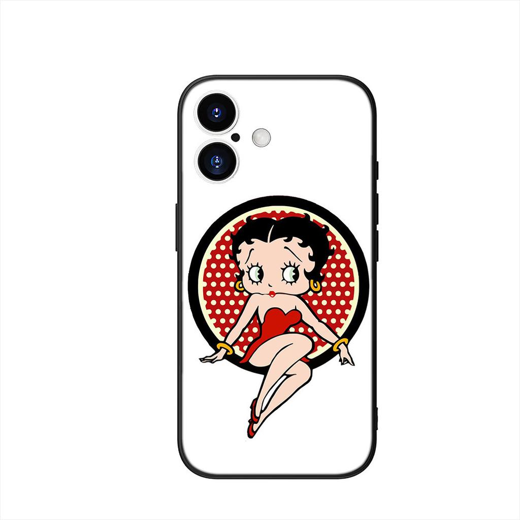 Anime B-betty Cartoon B-Boop Handyhülle Case für Apple iPhone 17 16 15 11 Pro XS Max XR 6 7 8 Plus + SE 2020 5 16E Hülle