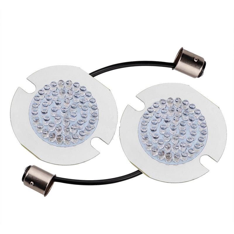 Motorcycle LED Turn Signal Insert Kit 1156&1157 For Harley Electra Glide FLHT Road King