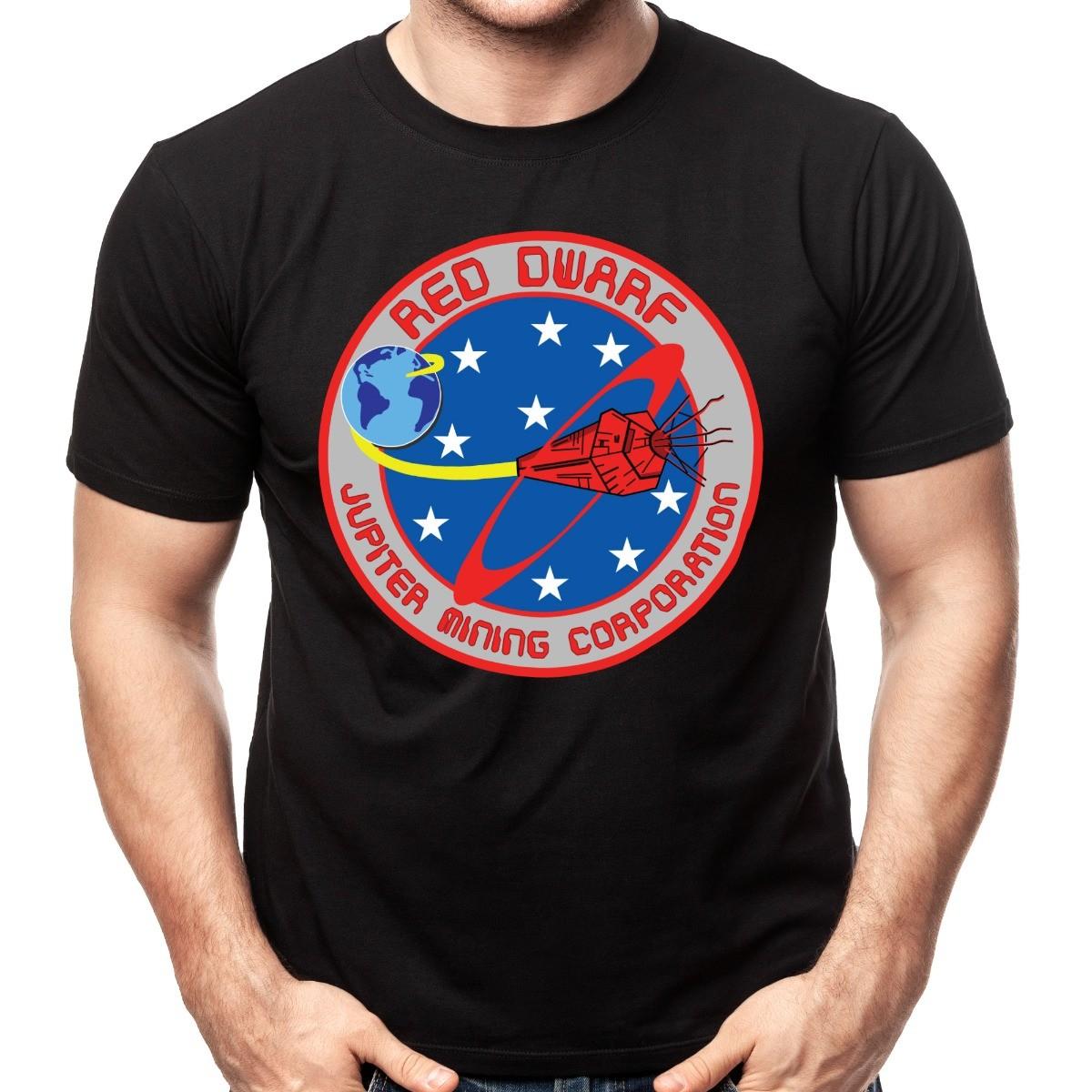 Red Dwarf Patch Design Adult Shirt S разноцветный
