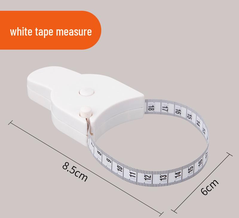 

Automatic Y-Shaped 3D Soft Tape Measure for Bust, Waist, and Hip Circumference White Waist Tape - Single (150cm)