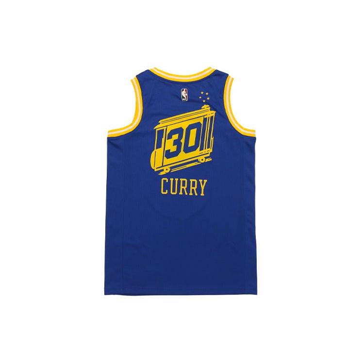 Nike NBA Swingman Jersey Golden State Warriors Classic Edition 2020 Blue/Yellow Men's CN1024-497