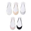 5Pairs Breathable Half Feet Socks Invisible Half Palm Socks Elastic Mesh Boat Socks  Women