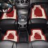 New Chinese-Style Car Floor Mats, Universal, Dirt-Resistant, Earthy Red, with a Sense of Atmosphere, Can Be Cut, Diatomaceous Earth Car Carpet Mats