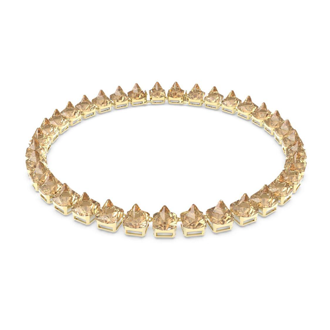 

Swarovski Matrix Ortyx Pyramid Cut Crystal Necklace Women necklace Yellow 5613679 Shopping Bag