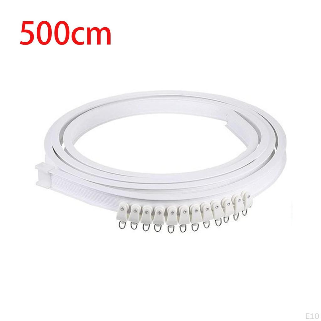 Ceiling Curtain Track Set Fittings Heavy Duty Multifunctional Durable Mounting Hardware for RV