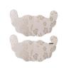 Lace Beige Antler Shape
