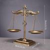 Decorative Balance of Justice Rustic Look Sculpture Sturdy Scale for
