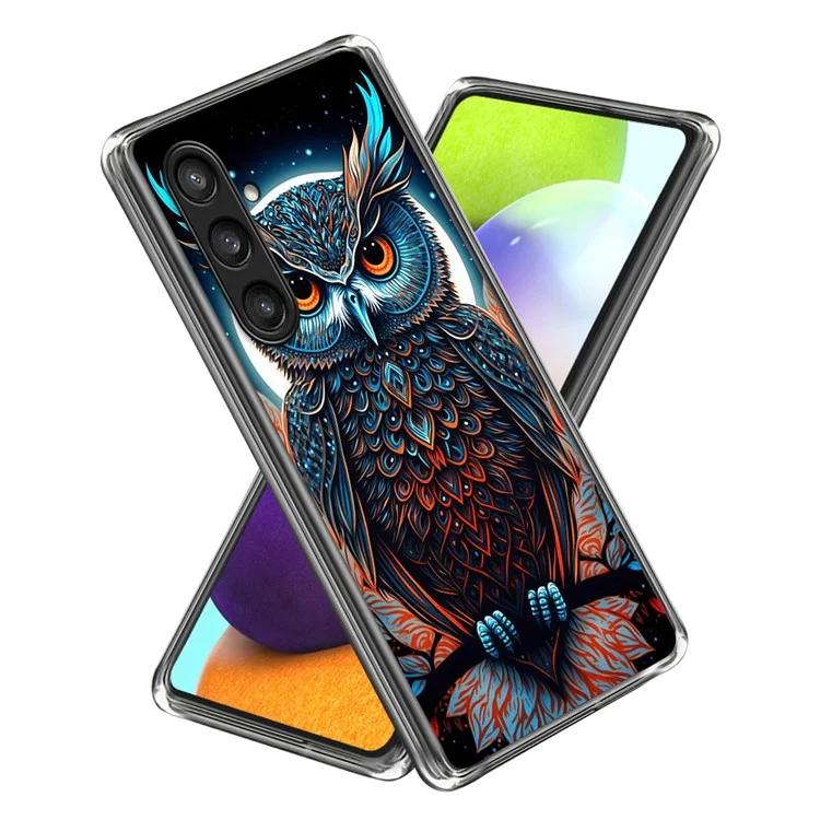 

For Samsung Galaxy S24 Case Pattern Printing Anti-Drop Slim TPU Phone Cover - Style A