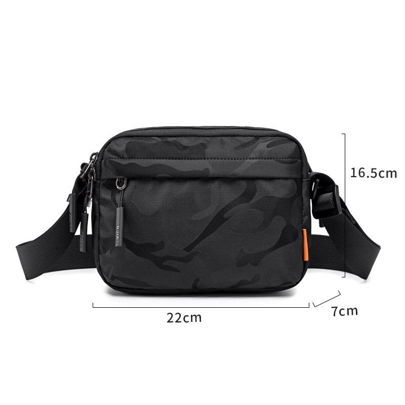 Lightweight Portable Function Messenger Bag Daily Commuter Men'S Camouflage Small Satchel Outdoor Leisure Trend