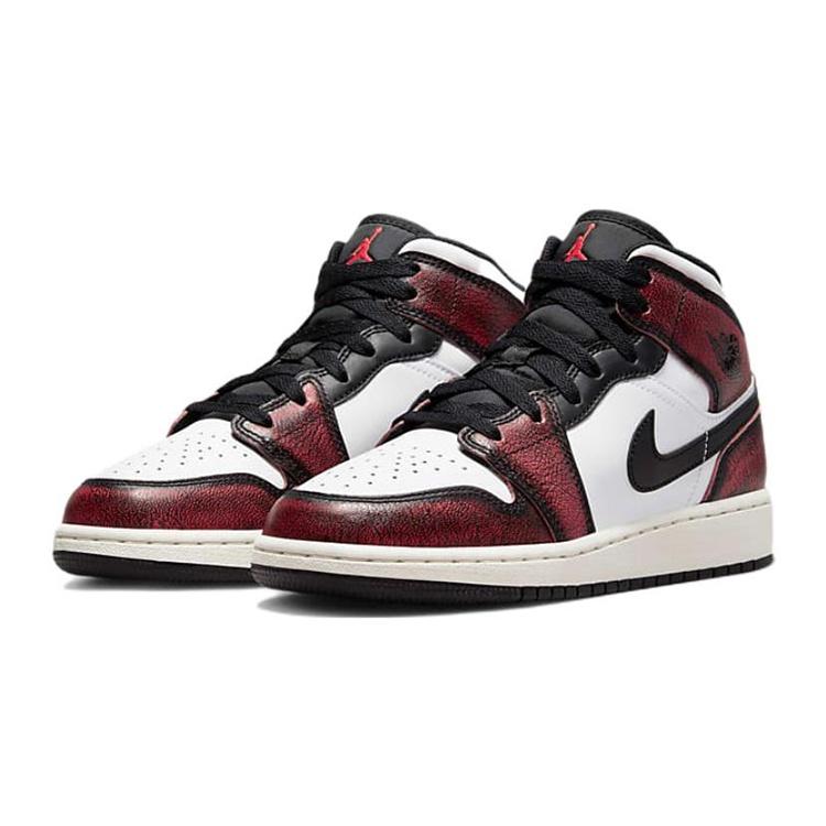 (GS) Air Jordan 1 Mid SE 'Wear-Away' Kids' FB0568-006