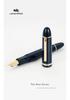 Jinhao X159 Gold Steel Fountain Pen with 40mm Iridium Nib, Straight Clip, and Giant Spiral Cap