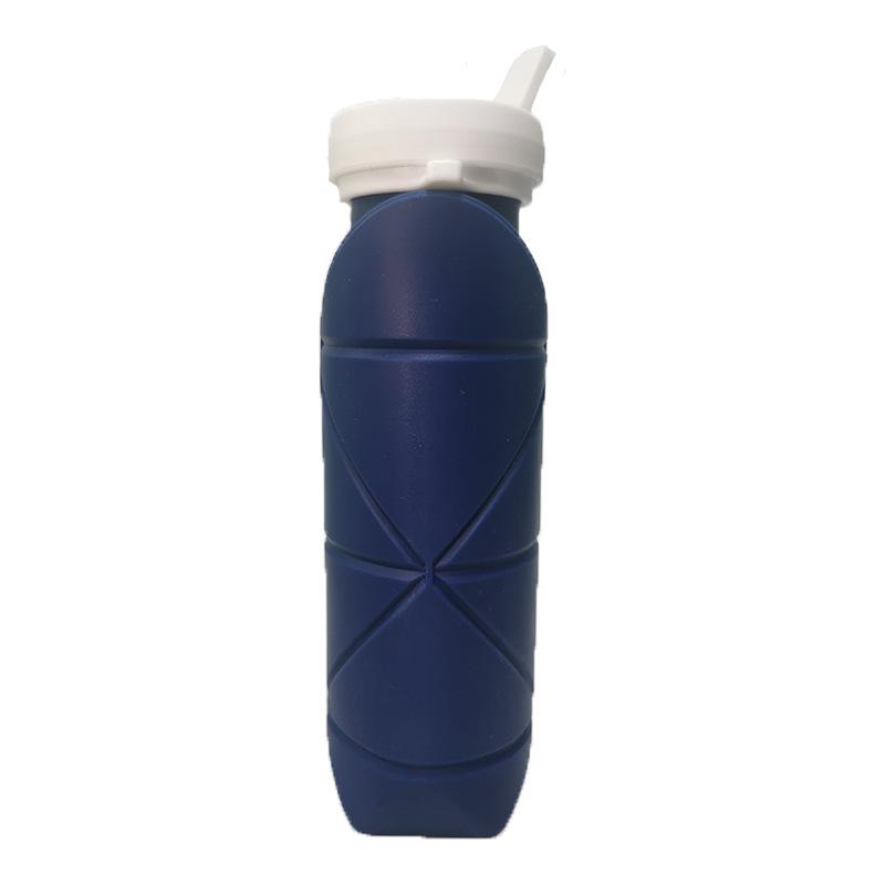 Suction Nozzle Active Kettle Silicone Folding Cups Travel Outdoor Use Portable Mini Cups 600ml