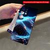 2DFlat Samsung Phone Case Blue Wave Network Glow Applicable To Galaxy S22 S23 S24 S25ULTRA S26 A12 A13 A14 A15 A16