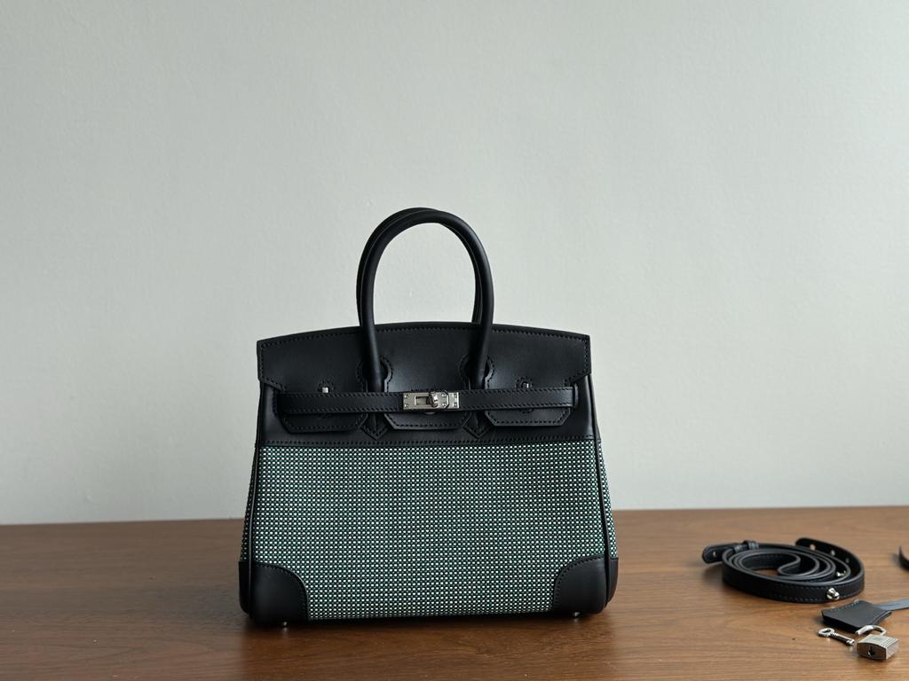 25cm Gold Swift Leder Tasche mit großer Kapazität Neuer Stil Handheld Tote Reise Echtleder Damen Tasche