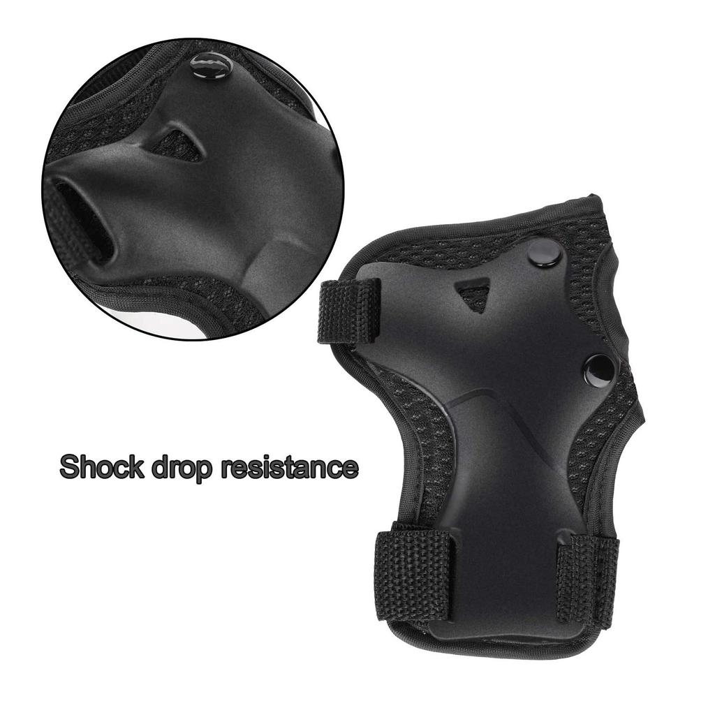 (Kung Pao kylling)Barnebeskyttelse putetrekk, knebeskyttere, albuebeskyttere, håndleddsbeskyttere, utendørs spo