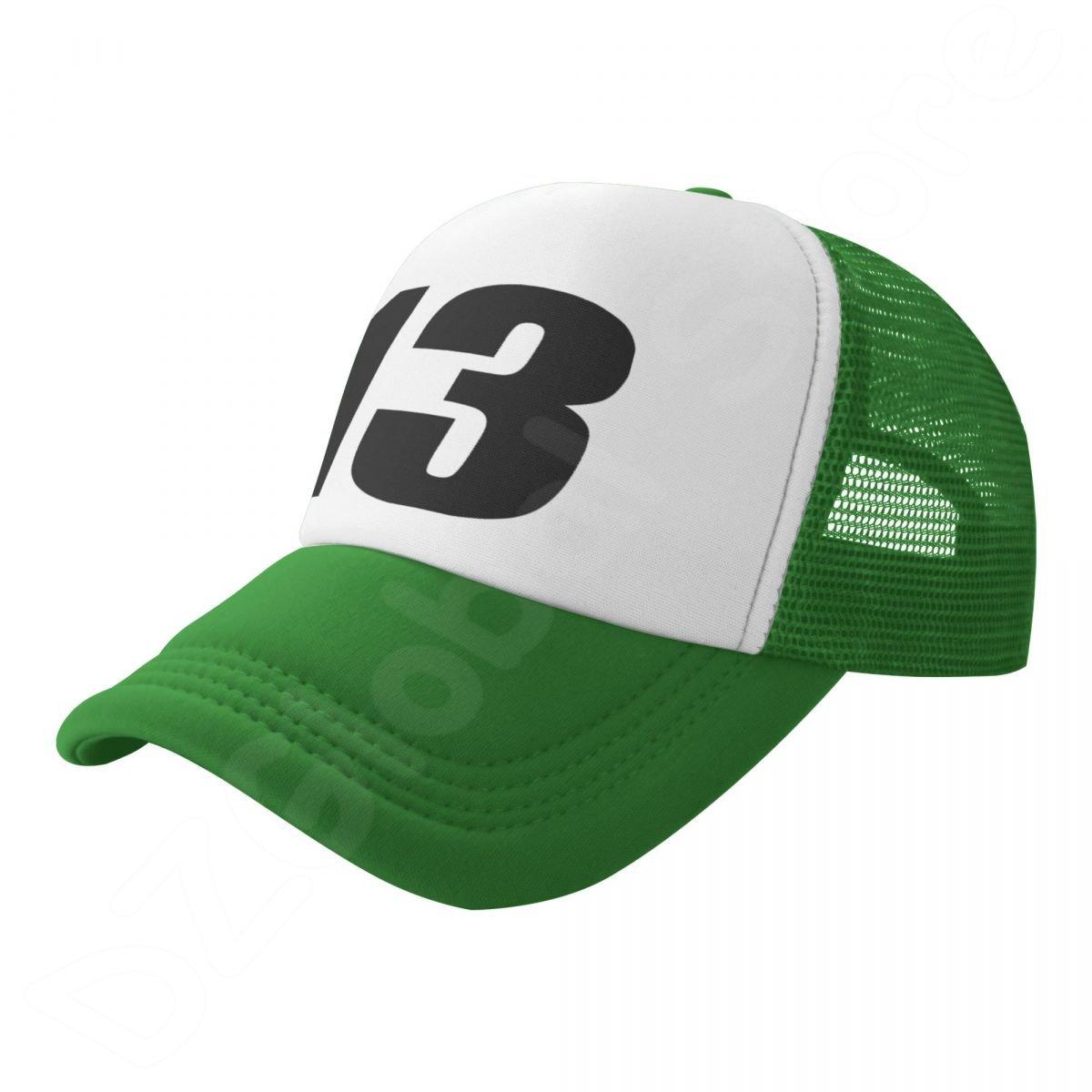 

Number 13 Pattern Mesh Baseball Cap Trucker Hats Luxury Casual Cap Summer Sun Protection Caps for Men Women Fashion Denim Hat One Size