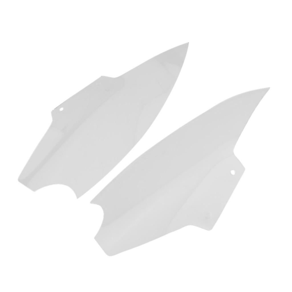 1 Pair Motorcycle Upper Fairing Air Deflectors Wind Side Shield Cover