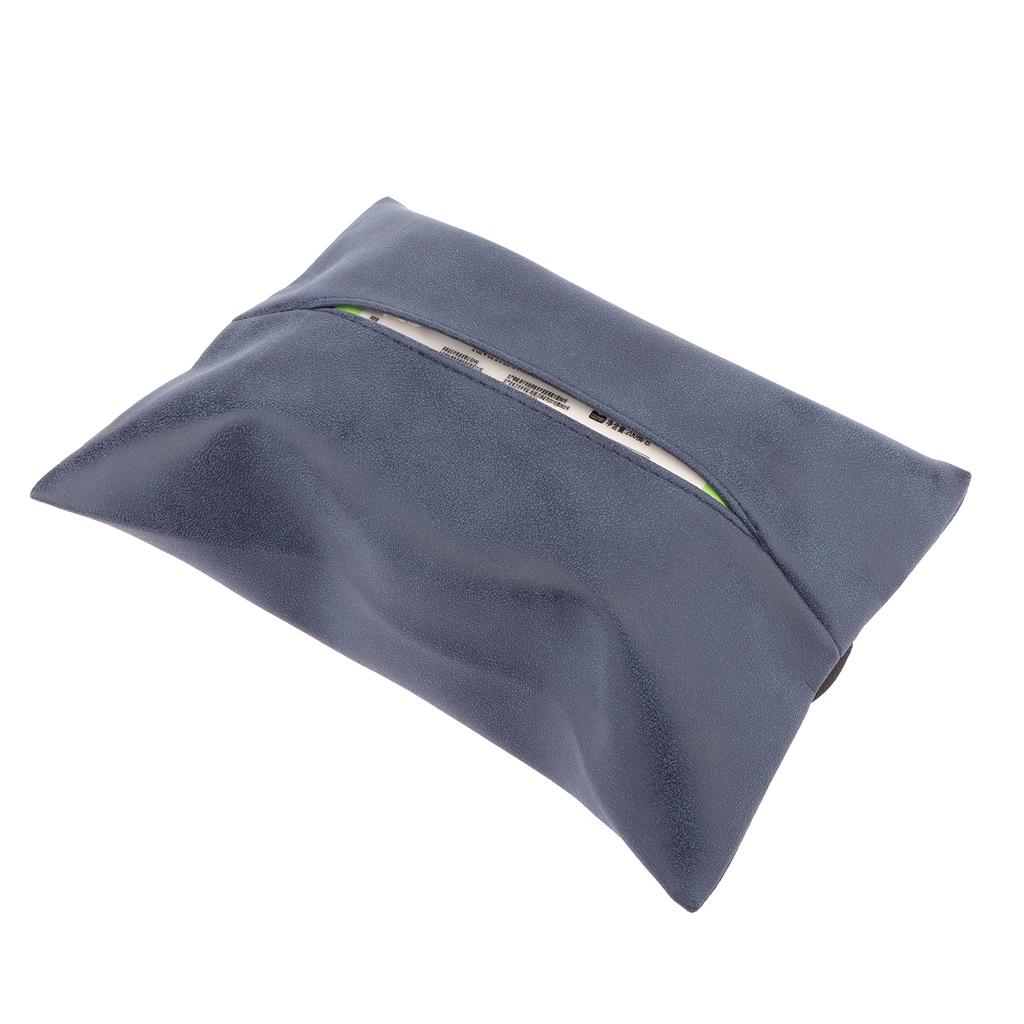 Uchwyt na pudełko z chusteczkami samochodowymi Skóra Nappa Uchwyt na chusteczki na podłokietnik konsoli środkowej samochodu Uchwyt na chusteczki na osłonę przeciwsłoneczną Tylne siedzenie Etui na chusteczki z paskiem mocującym