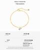 Koreanischer Stil S925 Sterling Silber Vierblättriges Kleeblatt Armband für Damen - Elegant, Exquisit und Super Glänzende Lippenkette.
