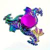 Farbiger Himmelsdrache Metall Fidget Spinner, Langlebiges leises Fokusspielzeug für Erwachsene, Angstlinderung Stressreduzierer