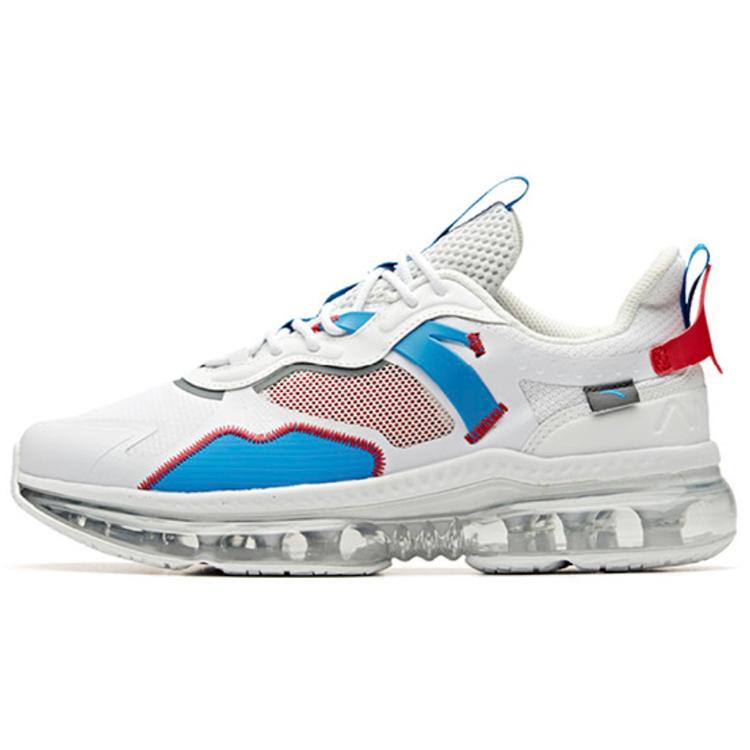 New NASA X Anta Support Slip Resistant Cushioning Low Top Running Shoes Men's Blue White 91945513-1