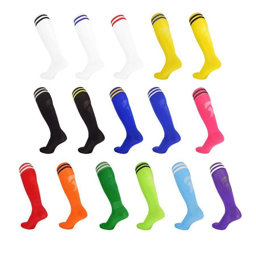 Practical Moisture-Wicking Striped Over-the-Knee Non-Slip Football Socks