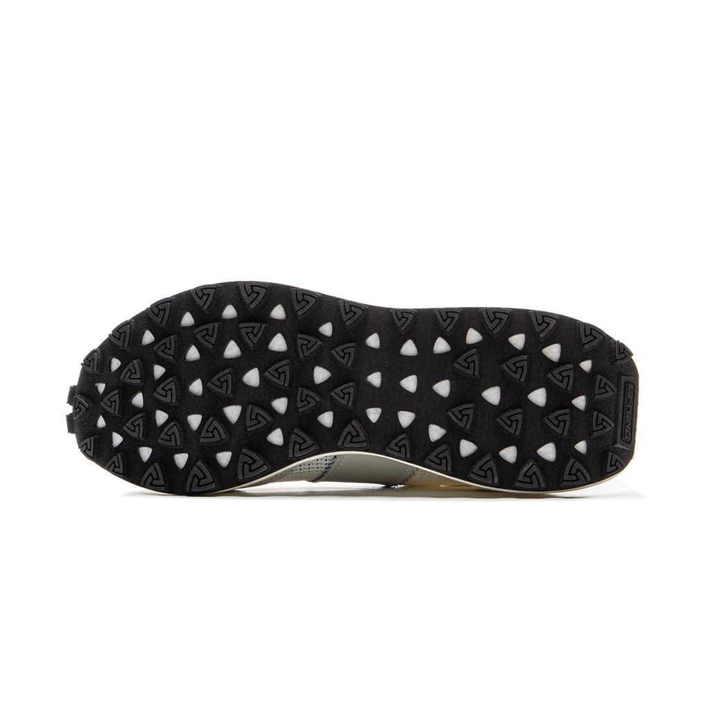 New LiNing Wear-Resistant Slip-Resistant Coverage Low-Top Casual Shoes Unisex Beige Gray AZGV055-2