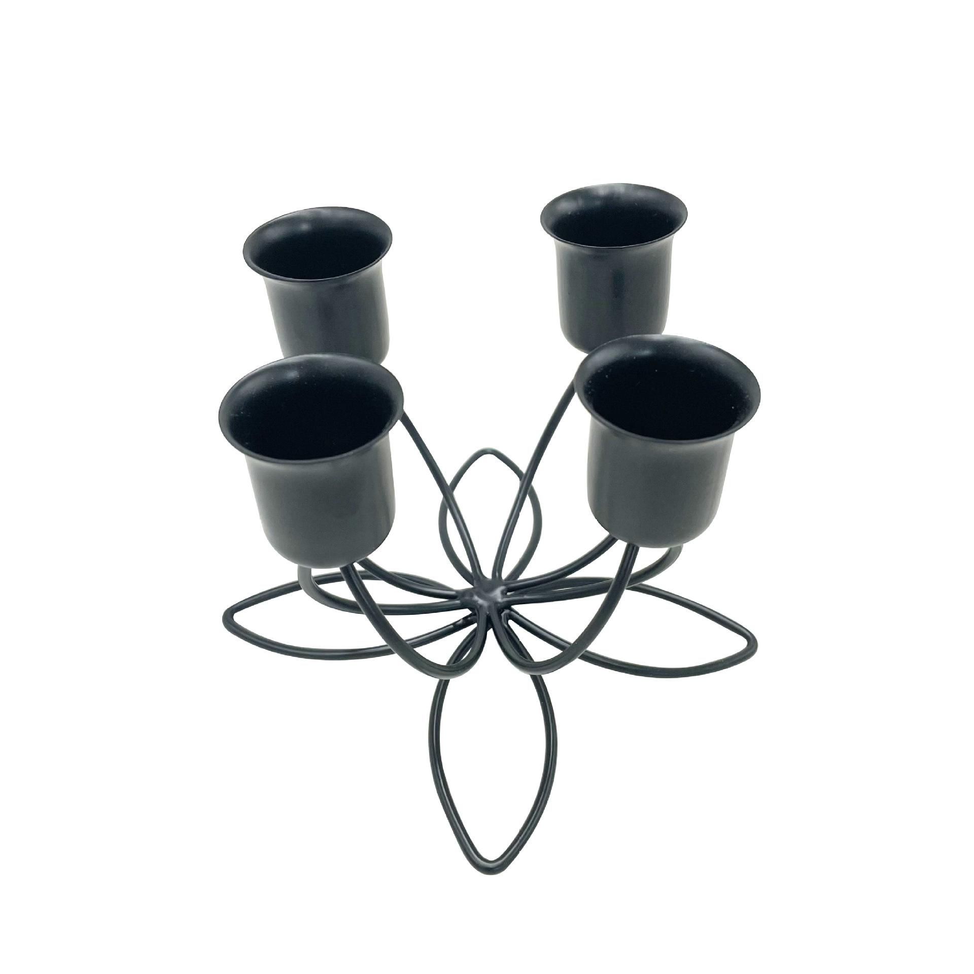 

Iron Art Креативная атмосфера Сценический свадебный реквизит Декоративный подсвечник в форме лотоса