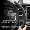 For Jeep Suede Snap-on Steering Wheel Cover Fit Renegade Compass Wrangler Jk Jl Grand Cherokee Wk2 Accessories Wj Portachiavi