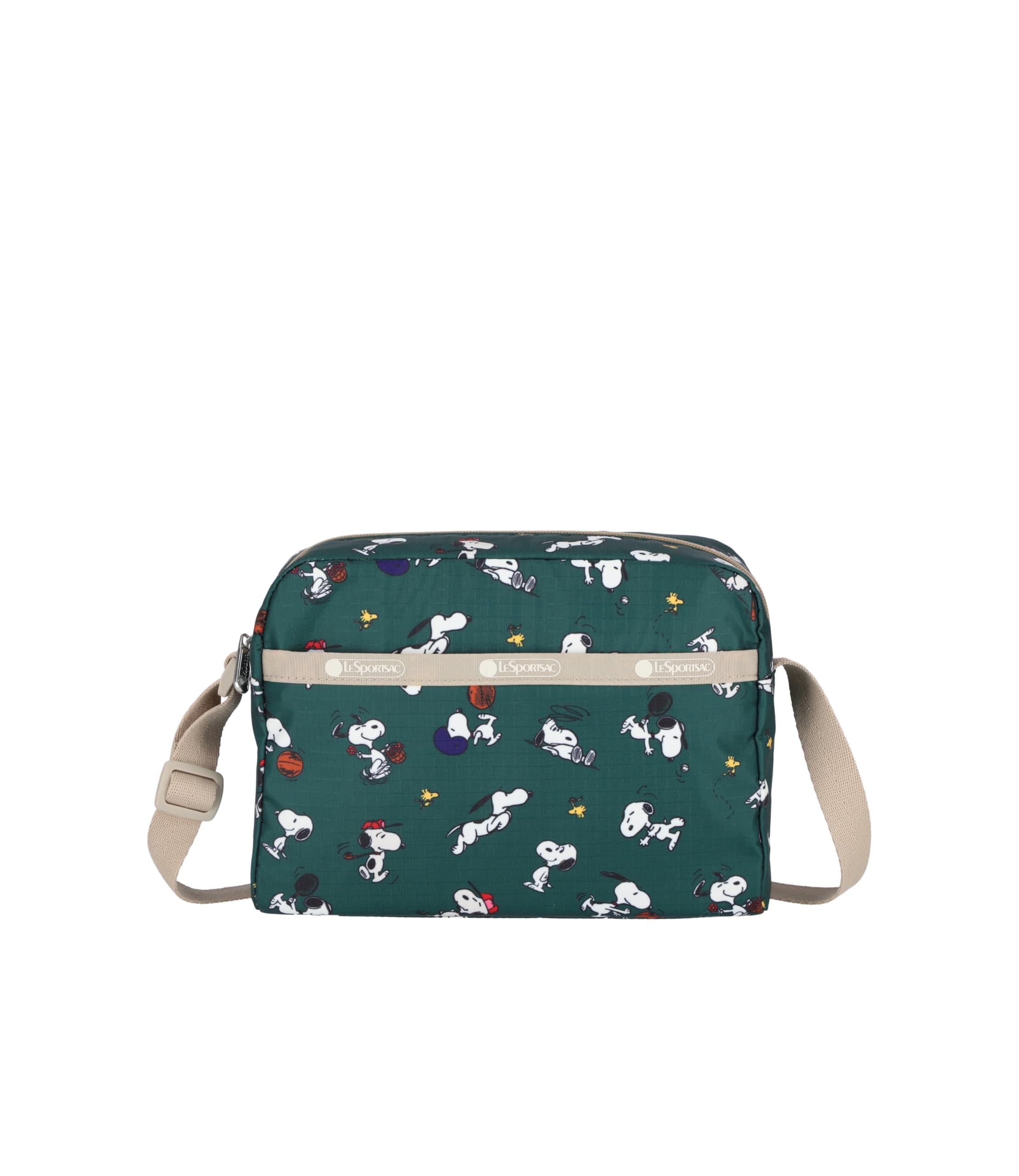 

Официальная сумка через плечо DANIELLA Snoopy and Woodstock Green [LeSportsac] CROSSBODY/2434 Женская