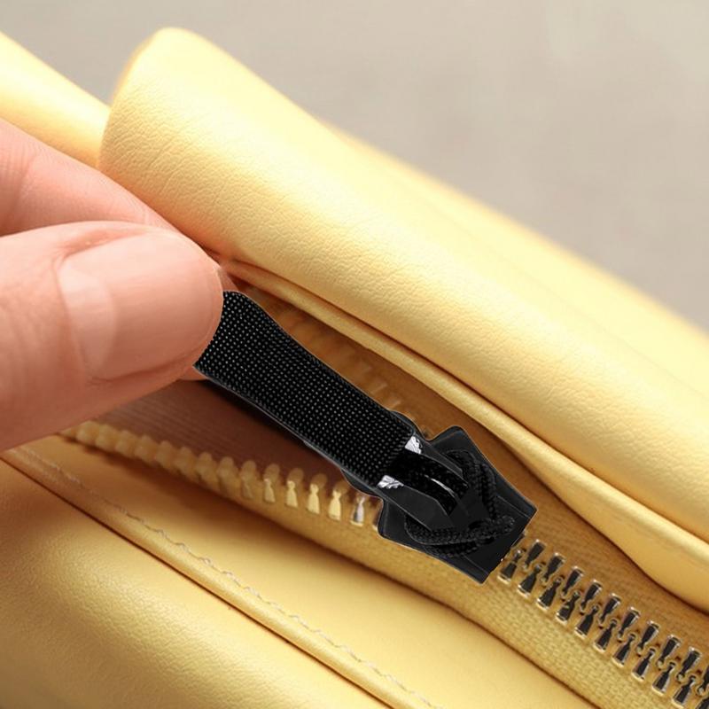 Sada pro opravu zipů 12 kusů Rychloupínací kovová hlava zipu Náhradní 3 různé velikosti Taháček na zip