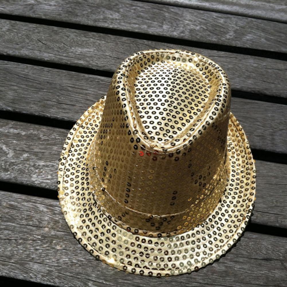 Children Jazz Top Hat Bright Color Sequined Show Hat