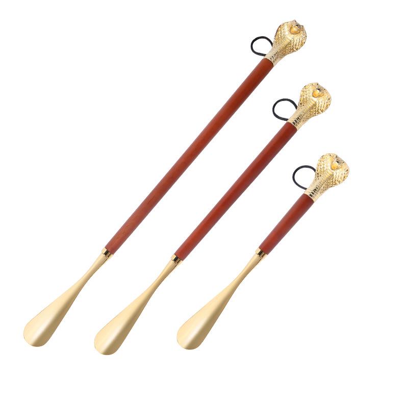 Animal Head Metal Shoehorn - Ultra Long Shoe Lifter, No Bend Shoe Puller, Gift Idea