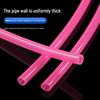 Pink High-Temperature Resistant Silicone Water Pipe - Tear-Resistant, Food-Grade Hose for Household Dispensers