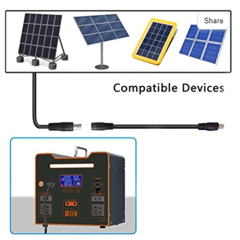 Quality 14AWG DC7909 Solar Generator Cable With PVC Coating DC7909 Male To Female Cable For Portable Energy Stations
