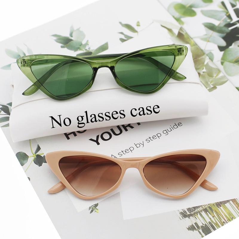 2pcs Cat Eye Sunglasses Versatile Fashion Sunglasses Street Po Personalized Sunglasses