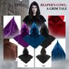Halloween Hooded Cloak Costume for Adults Unisex Cape