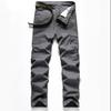Men Al Cotton Cargo Pants for Mens Elastic Casual Trousers Multi-Pocket Joggers Fashion Outdoor Pants