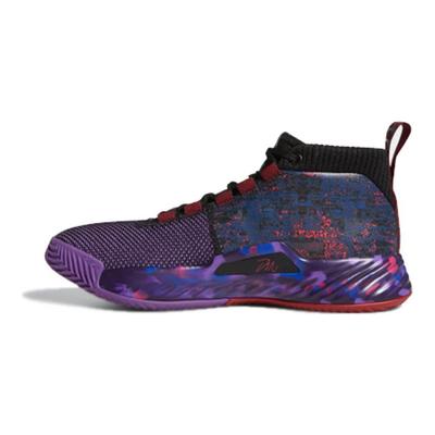 Dame 5 Lillard Basketball 'Cblack Cburgu Scarle' Sneakers EF8663