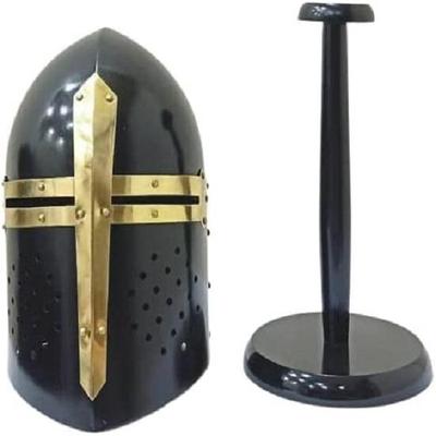 Medieval King Leonidas Greek Spartan Armor 300 Roman Helmet Halloween Spartan Black