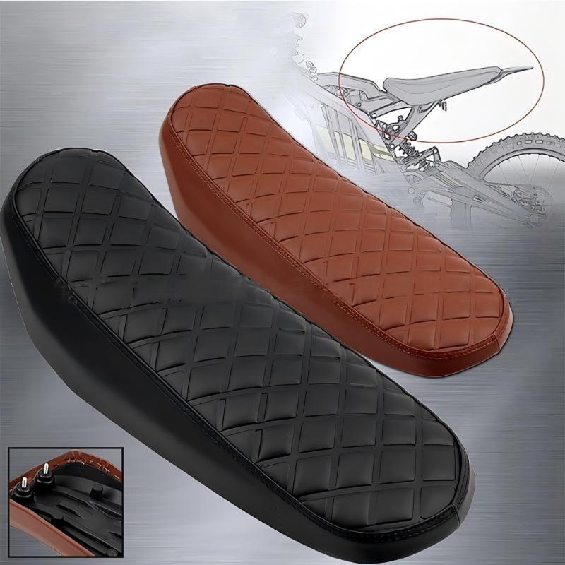 Quilted Motorcycle Seat Cushion, Complete Replacement with Stitched Edge for X160 X260 Daily Commuting, Recreation, and Custom Bike Builds